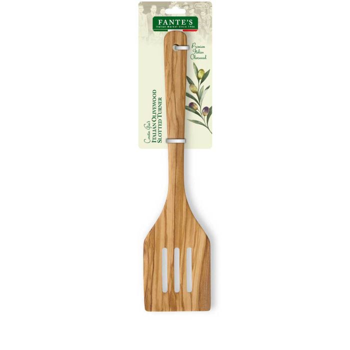 Fante’s Italian Olivewood Slotted Turner