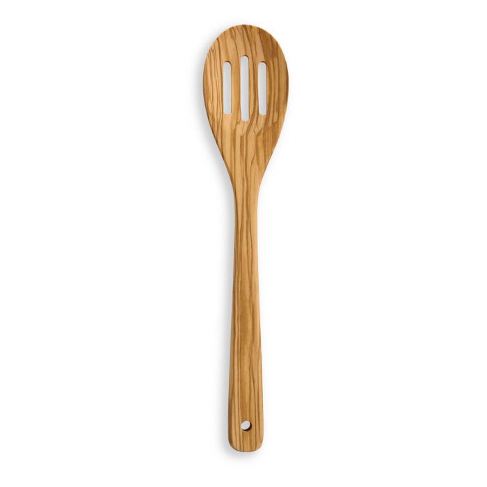 Fante’s Italian Olivewood Slotted Spoon