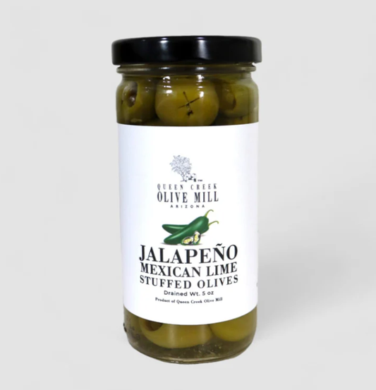 Jalapeno Mexican Lime Stuffed Olives - 5oz - 6/Case