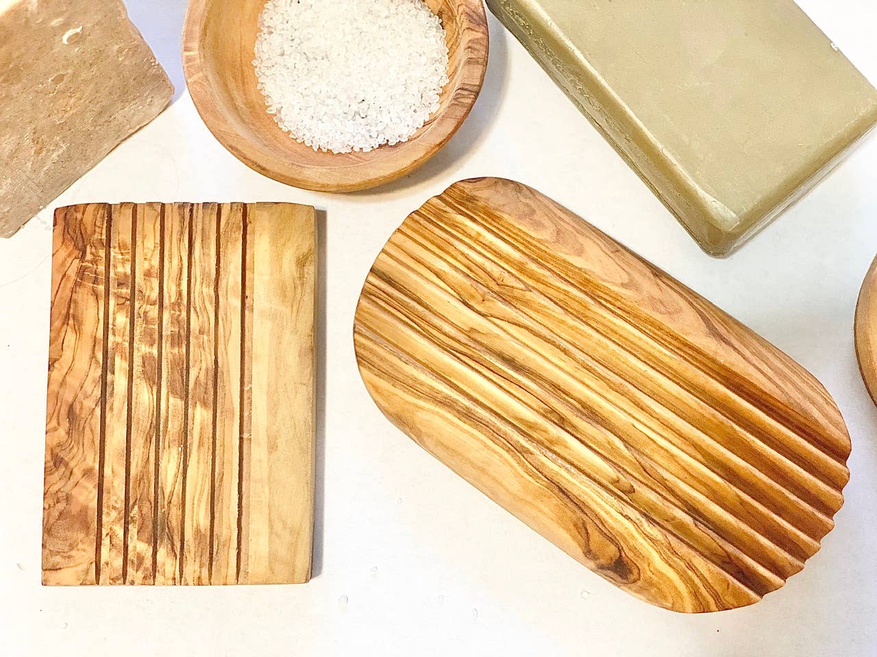 Olive Wood Soap Dish: Rectangle