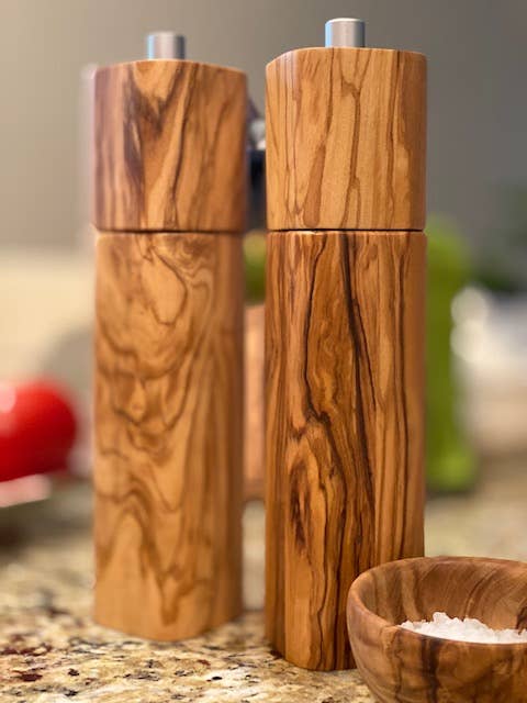 Olive Wood Pepper Mill