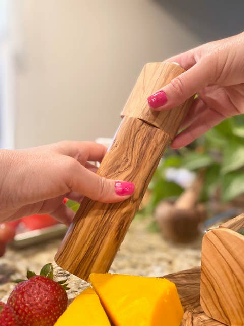 Olive Wood Pepper Mill