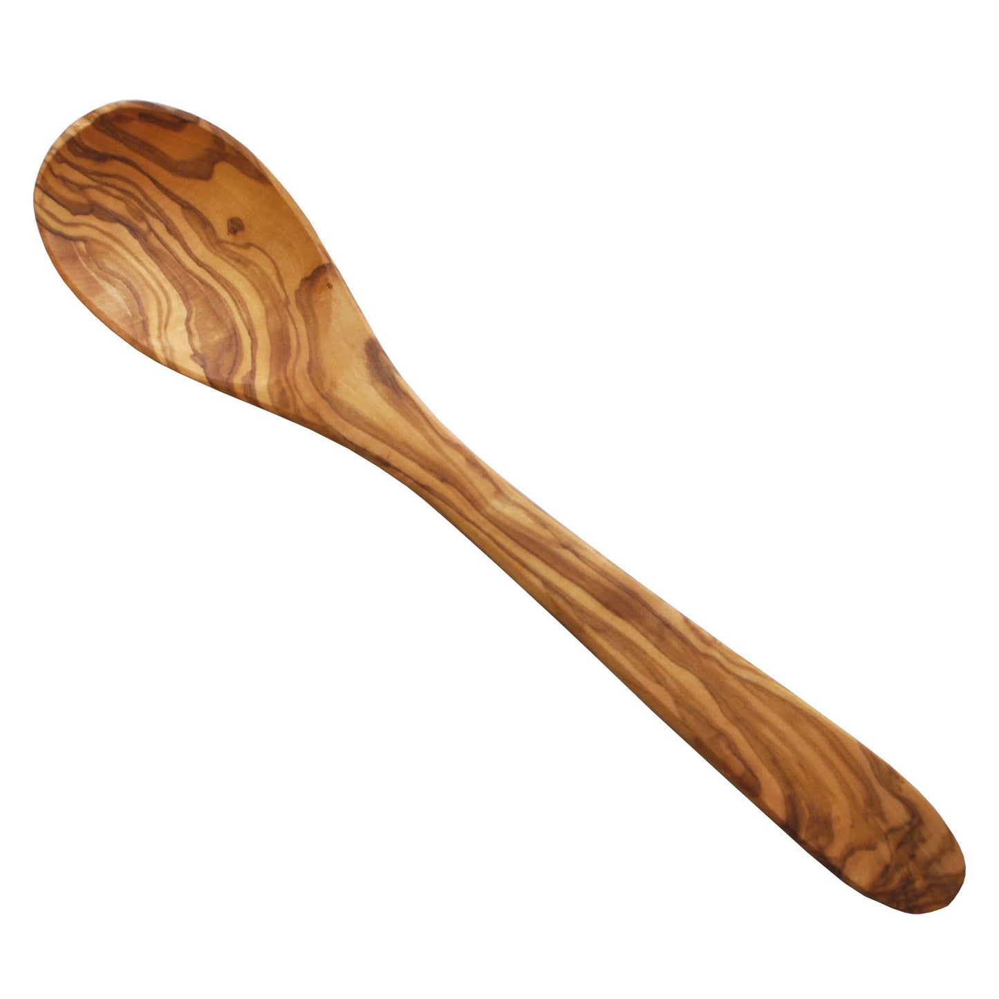Olive Wood Oval Wooden Spoon 12”