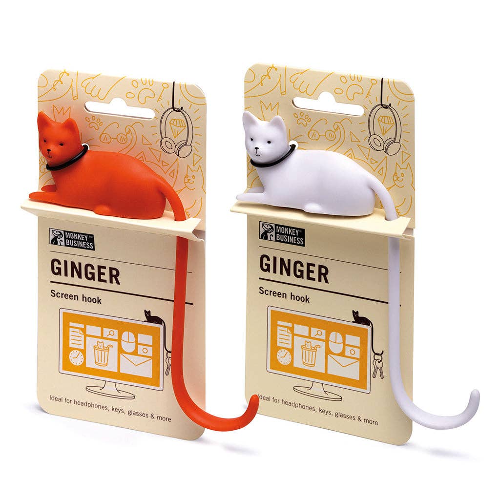 Cat Tail Hook For Computer Accessories | Ginger