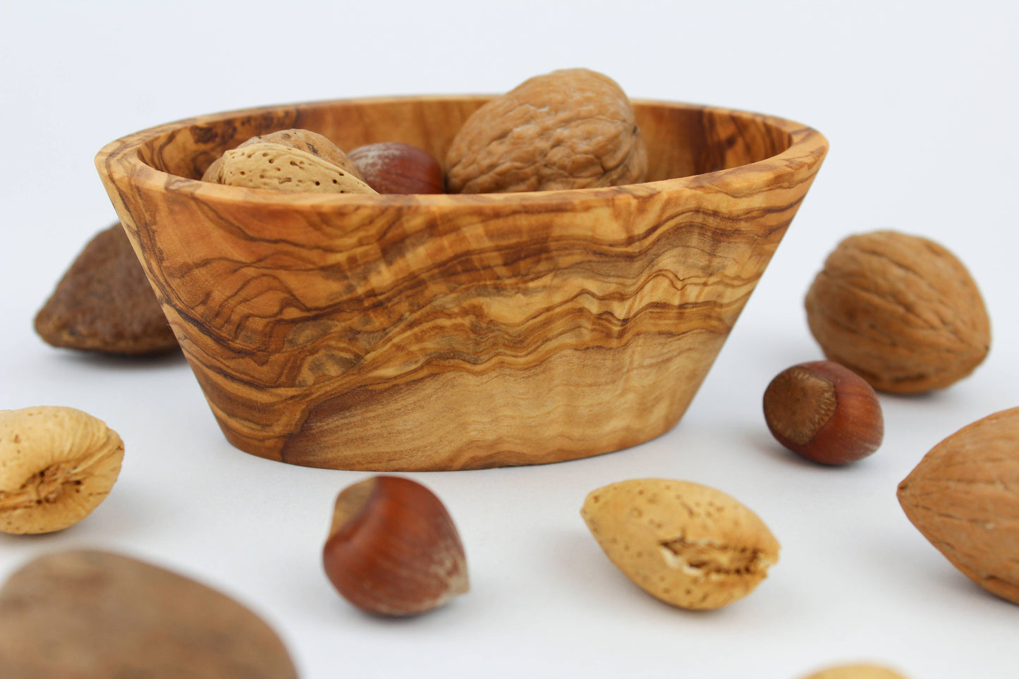 Olive Wood Oval Deep Dish