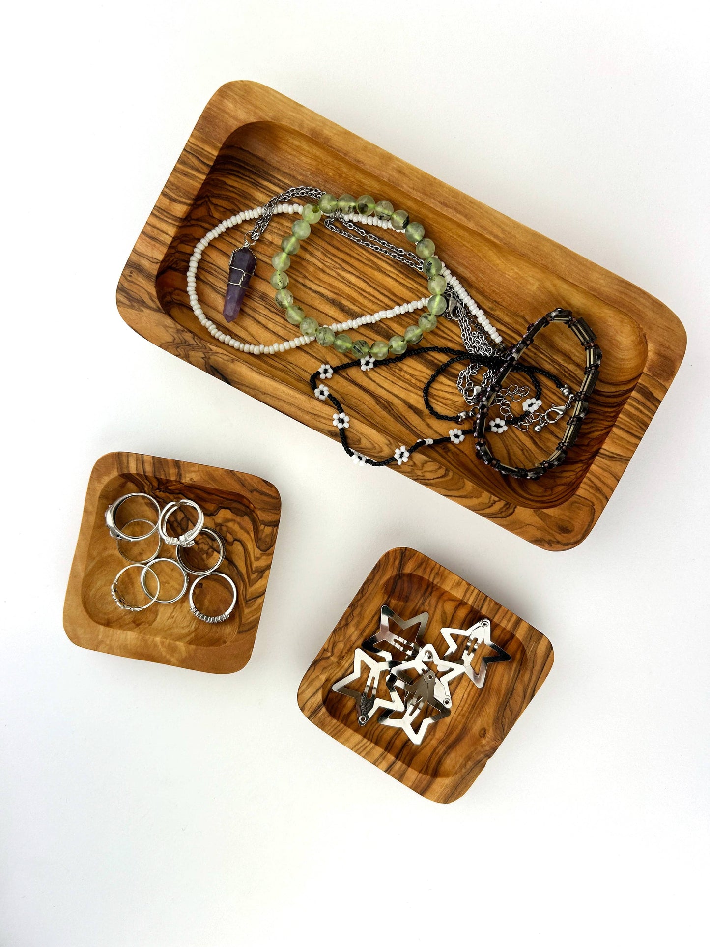 Set of Olive Wood Dishes