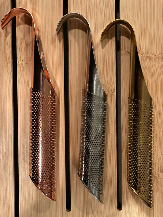 Rose Gold Mesh Tea Infuser- Sliding Tube