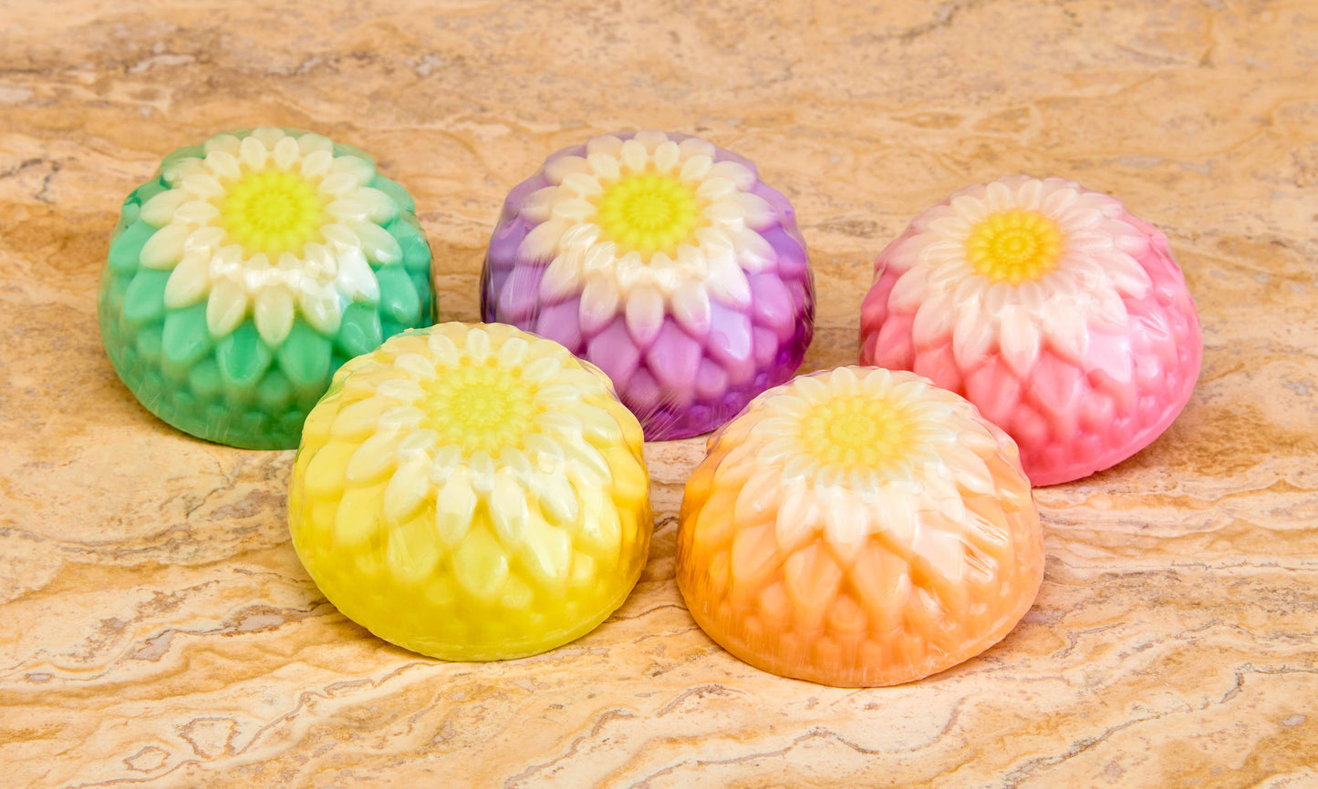 Dahlia Flower Spring Soap