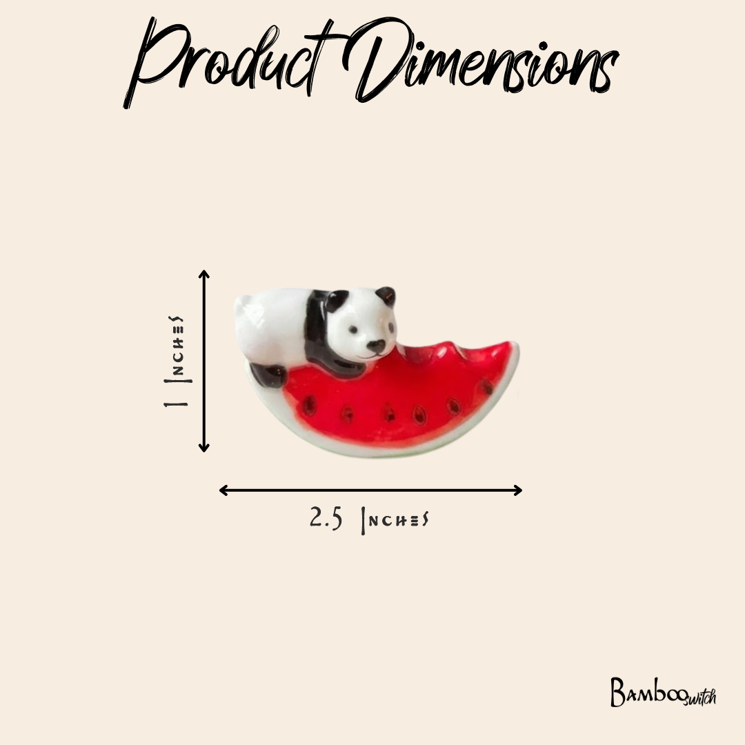 Watermelon Panda Chopstick Rest - Set of 2