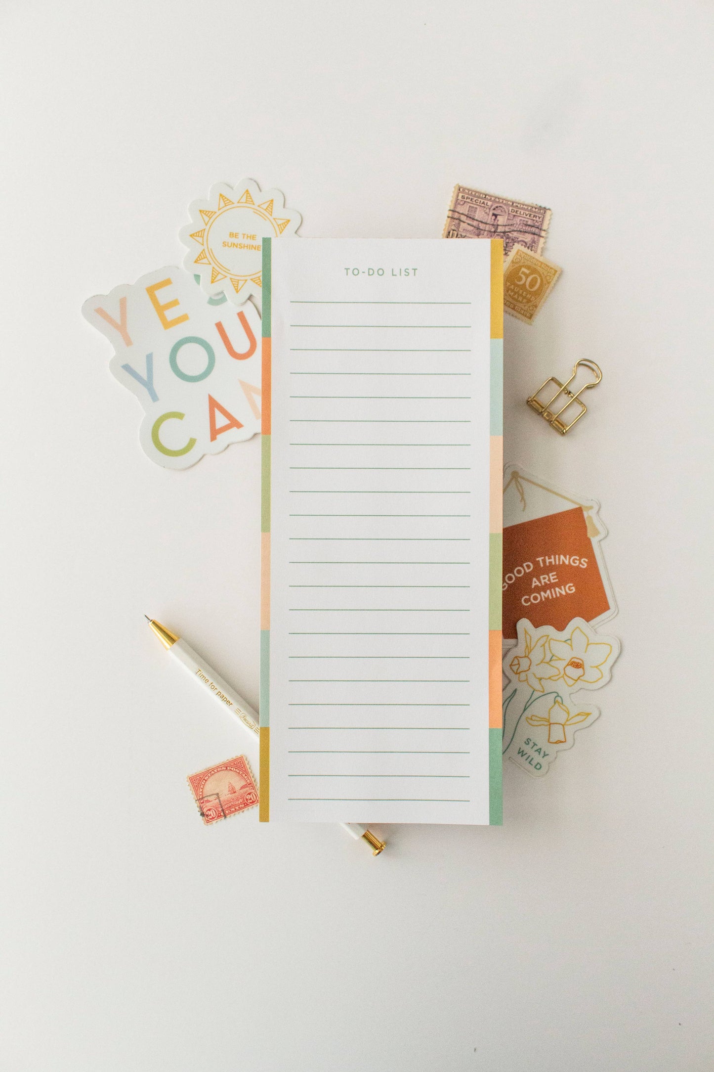Colorblock To-Do List Notepad