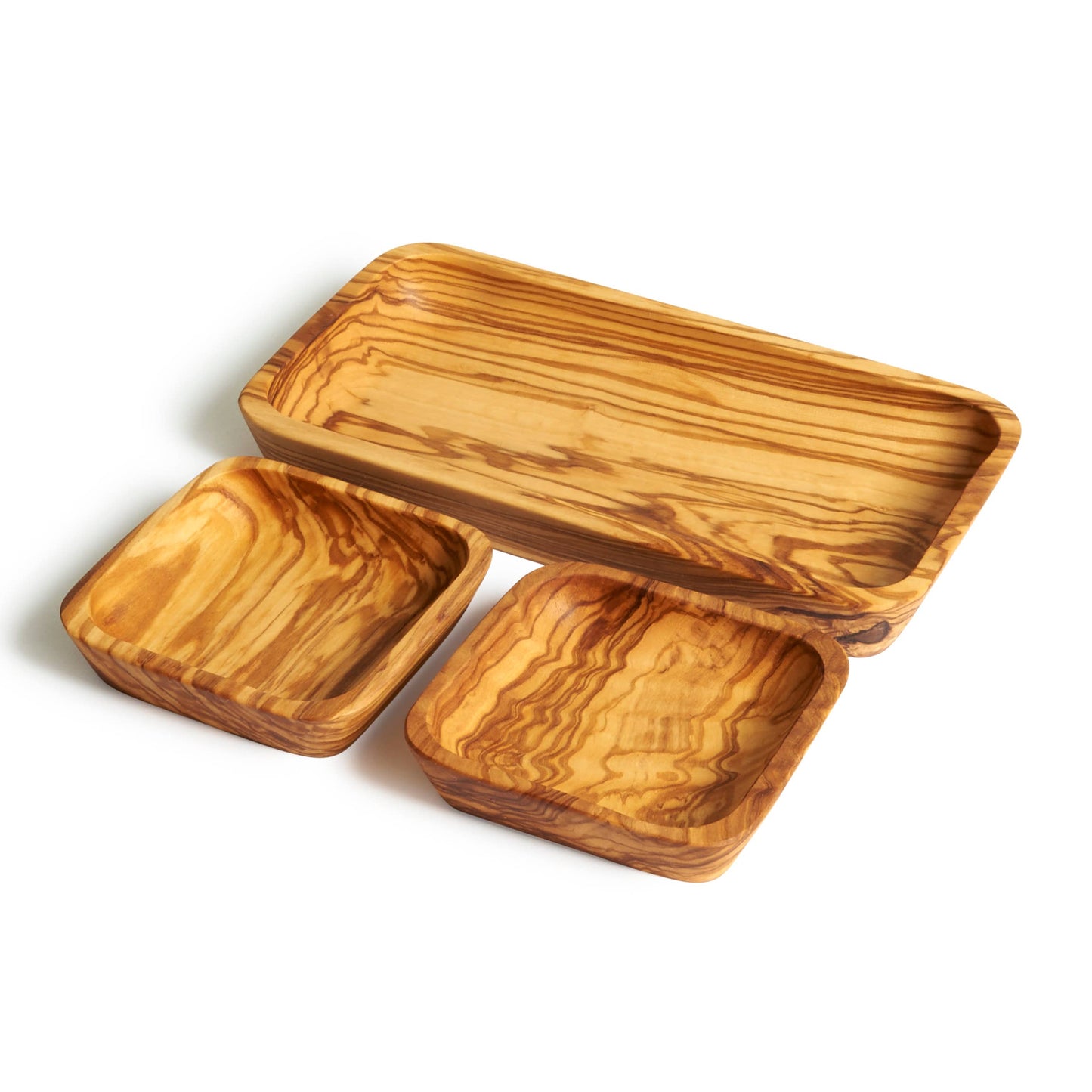 Set of Olive Wood Dishes