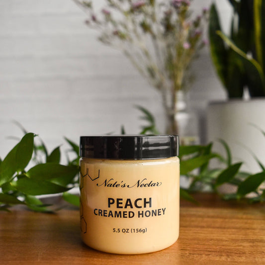 Peach Creamed Honey