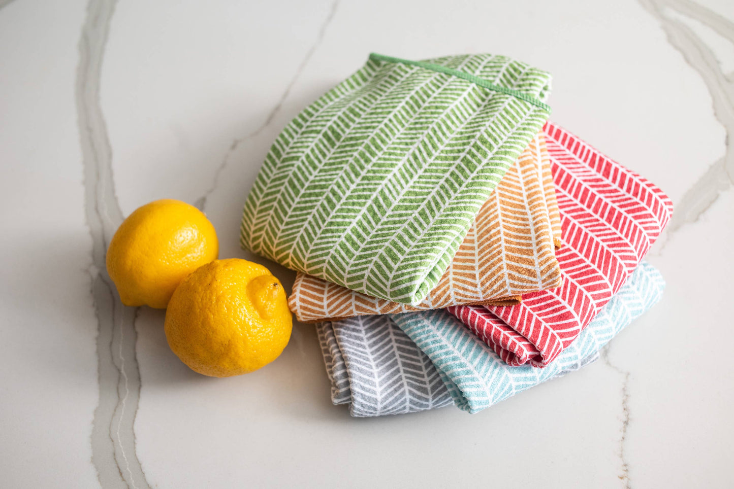 Anywhere Towel - Branches in Red