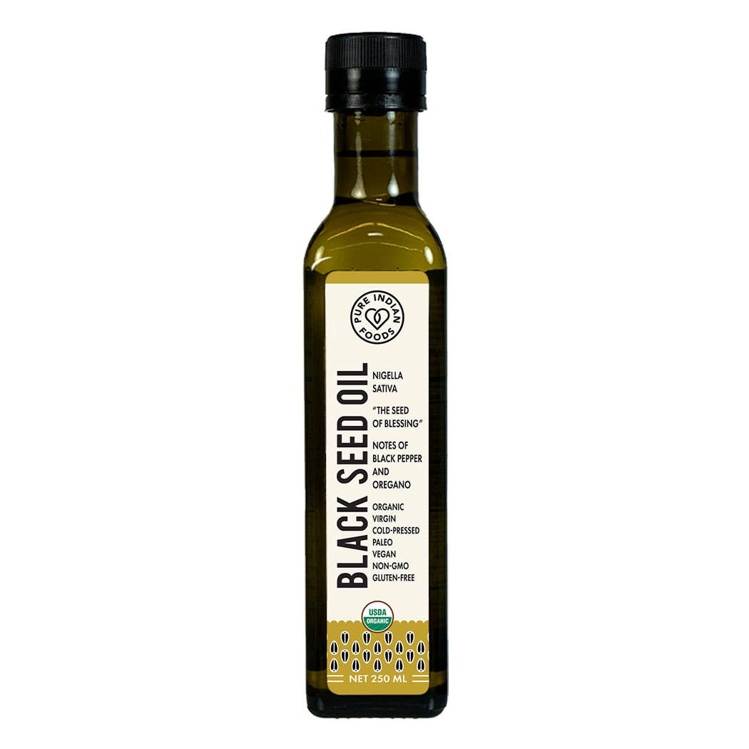 Black Seed Oil, Virgin, Cold-pressed and Certified Organic