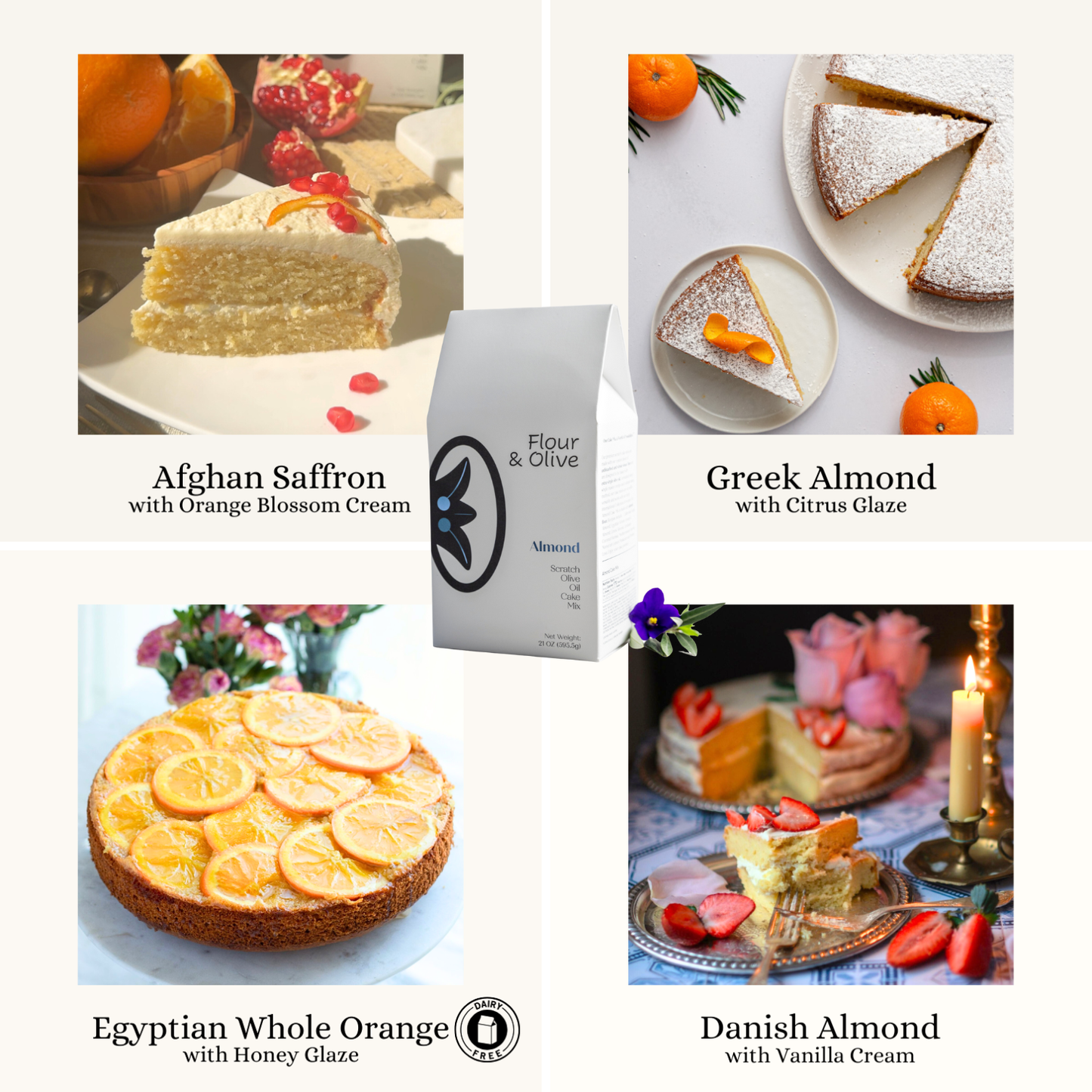 Almond Olive Oil Cake Mix (sofi Gold winner)