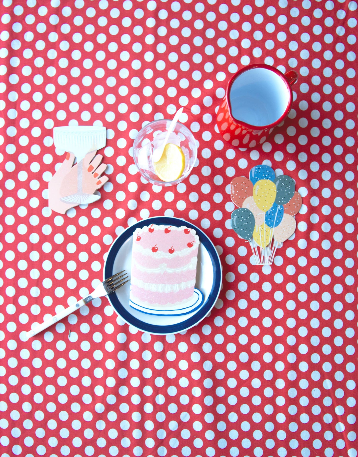 Party Balloons - Die Cut Card