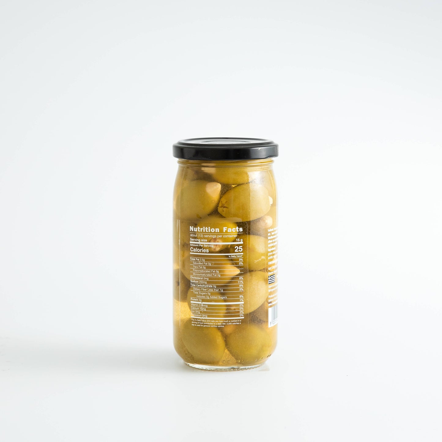 Greek Green Olives Stuffed w/ Almonds