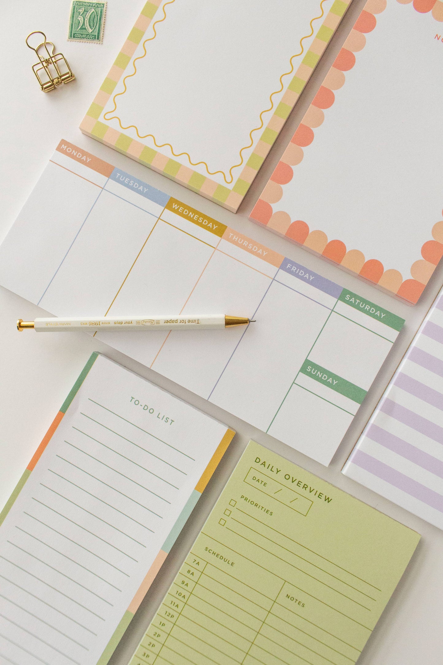 Colorblock To-Do List Notepad