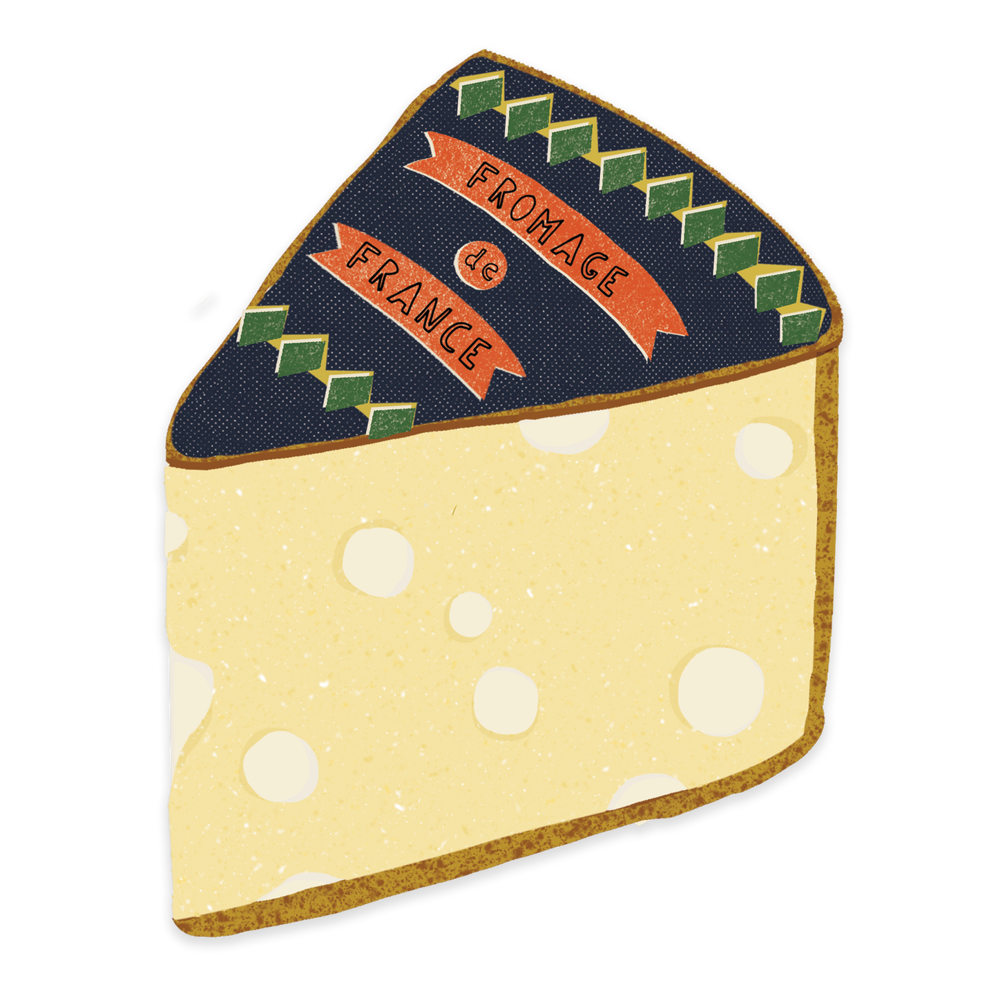 Cheese - individual sticker