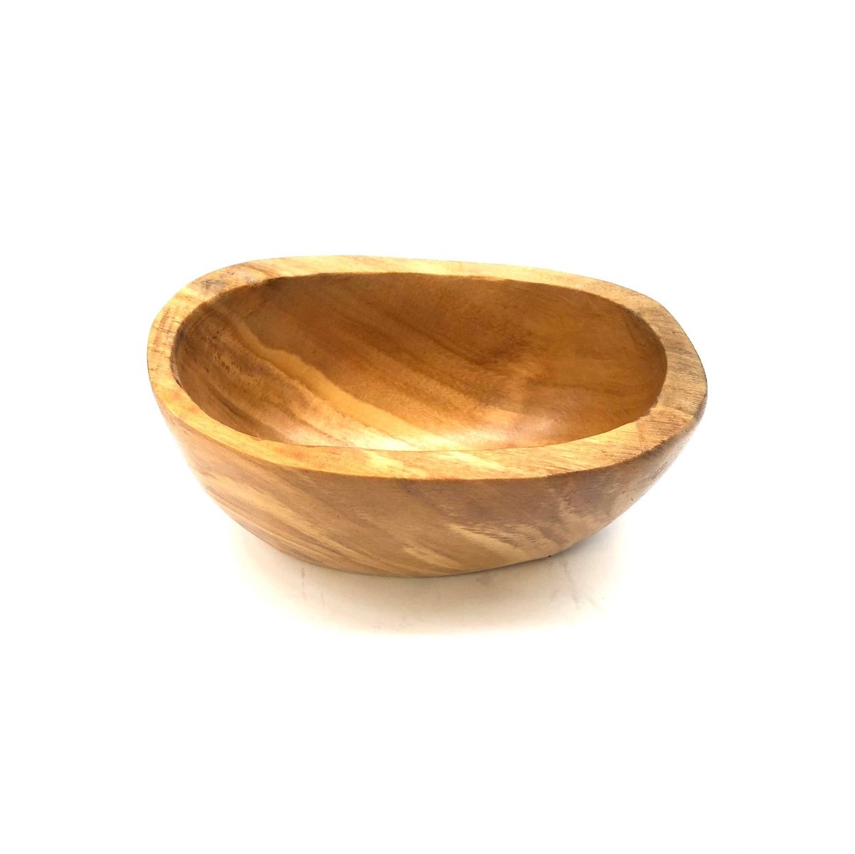 Tapas bowl, deep and oval, 12-14 cm, made of olive wood