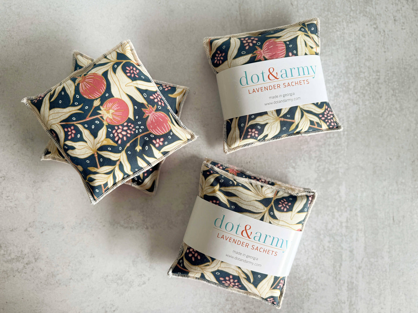 Gooseberry Lavender Sachets, set of two