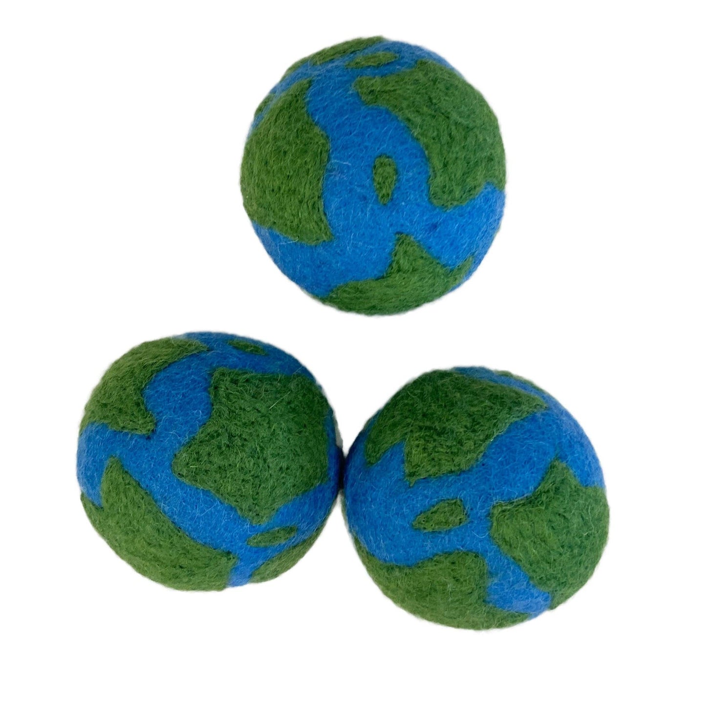 Wool Dryer Balls - Set of 3 Earth