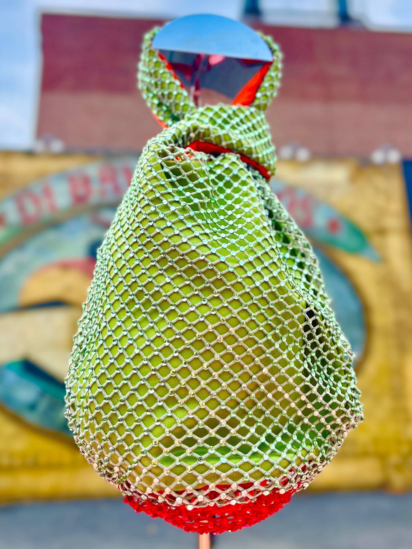 Disco Olive Knot Bag