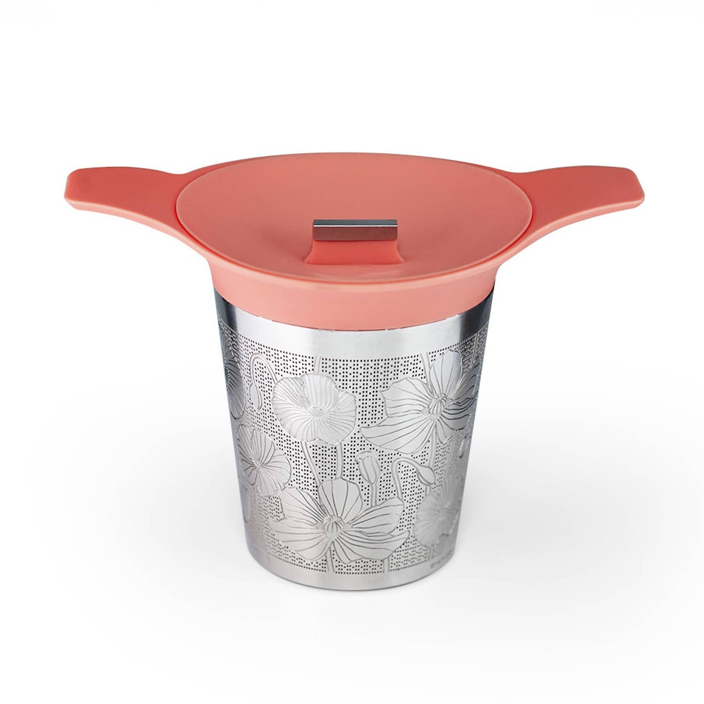 Essential Loose Leaf Tea Infuser with Silicone Handles - Orange