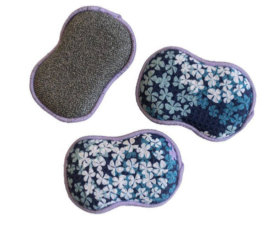 RE:usable Sponges (Set of 3) - Hydrangea