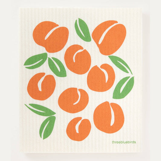 Peaches Swedish Dishcloth