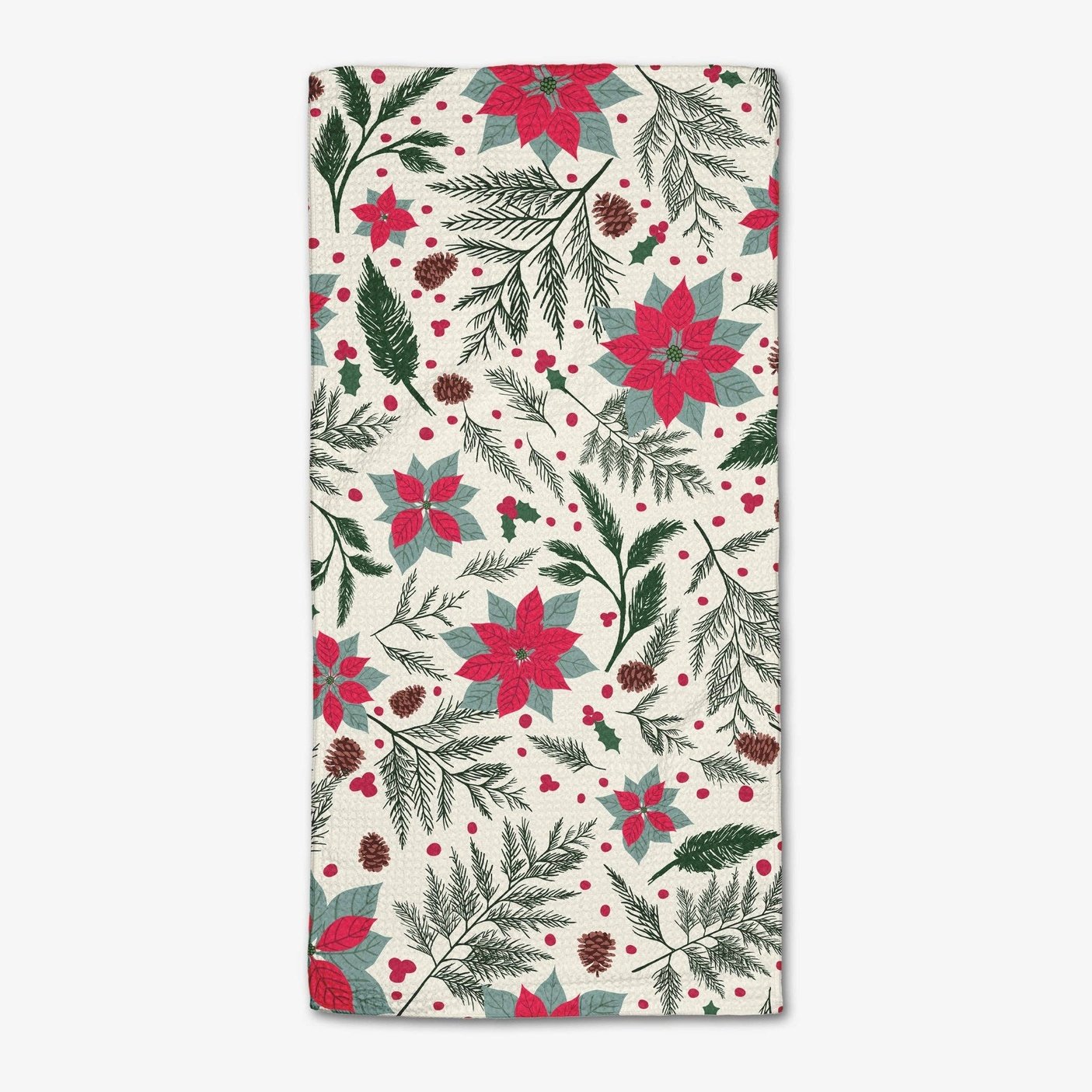 Woodland Poinsettia Bar Towel