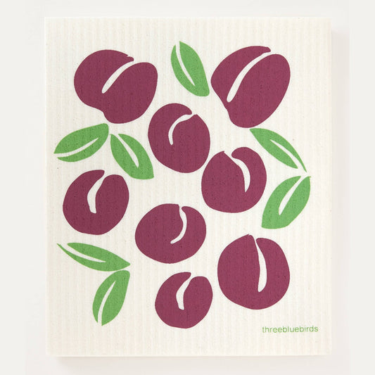 Plums Swedish Dishcloths