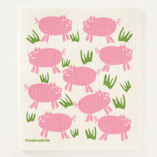 Piggies Swedish Dishcloth