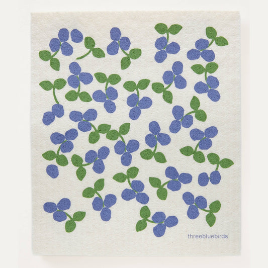 Blueberries Swedish Dishcloth