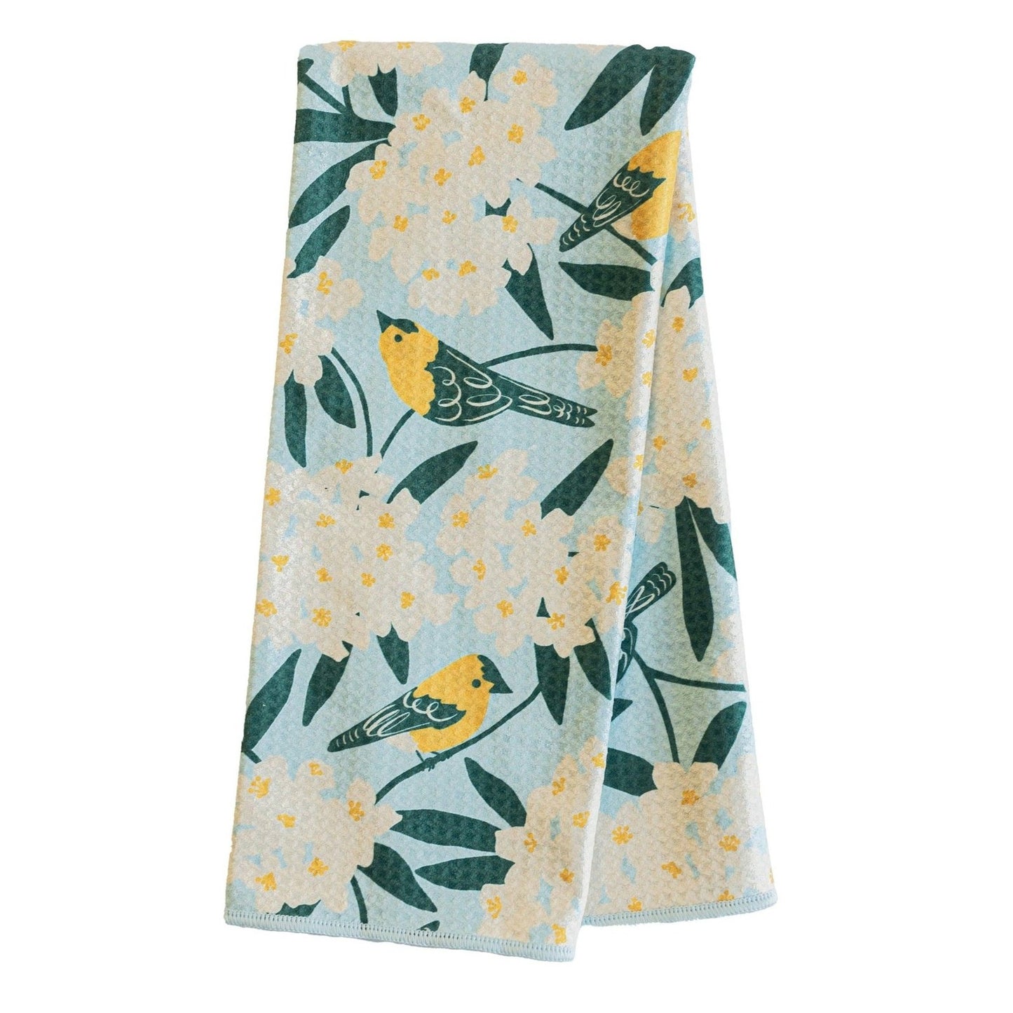 Anywhere Towel - Nuthatch Birdsong Reversible