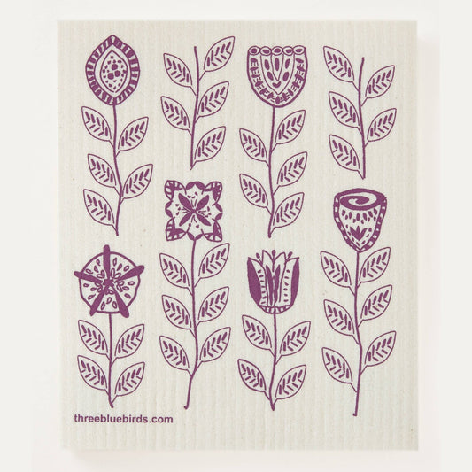 Plum Garden Swedish Dishcloth