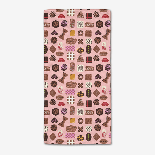 Valentine's Chocolates Bar Towel