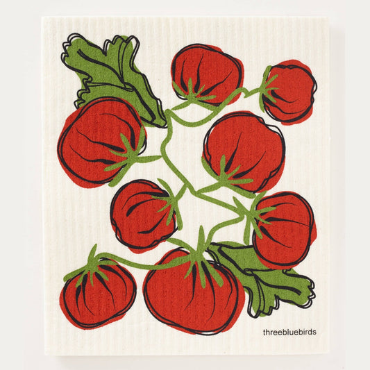 Tomatoes Swedish Dishcloth