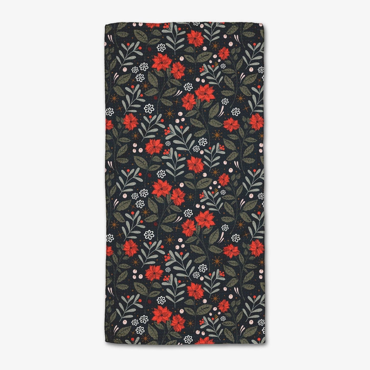 Holiday Florals Bar Towel