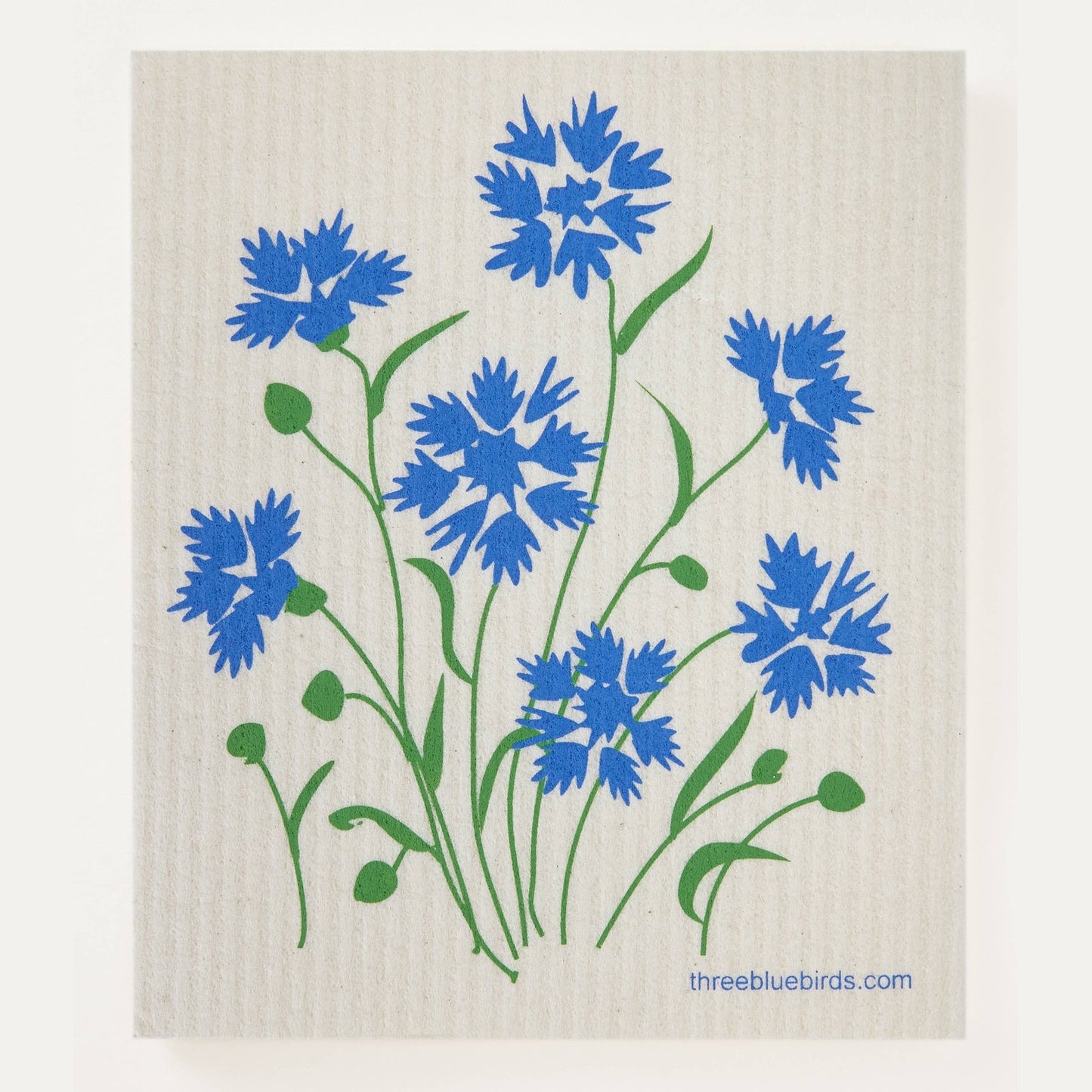 Cornflowers Swedish Dishcloth