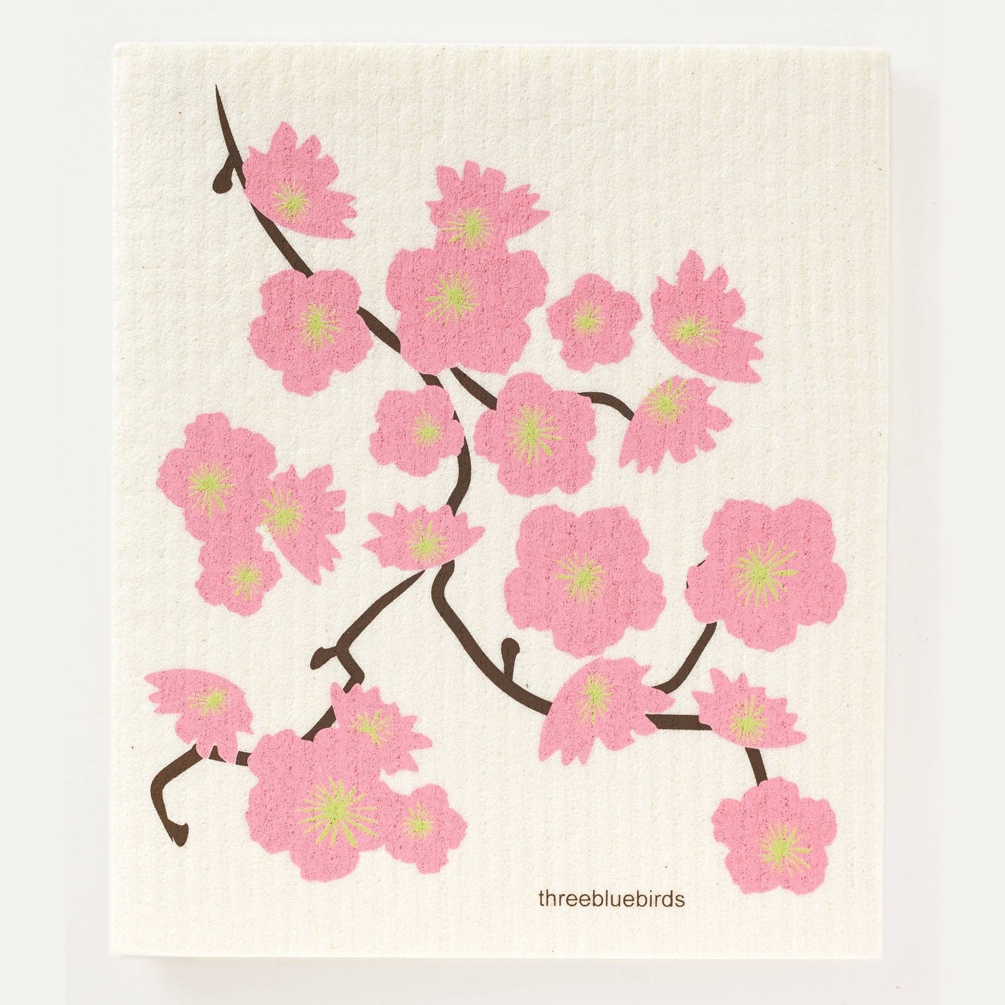 Cherry Blossoms Swedish Dishcloth