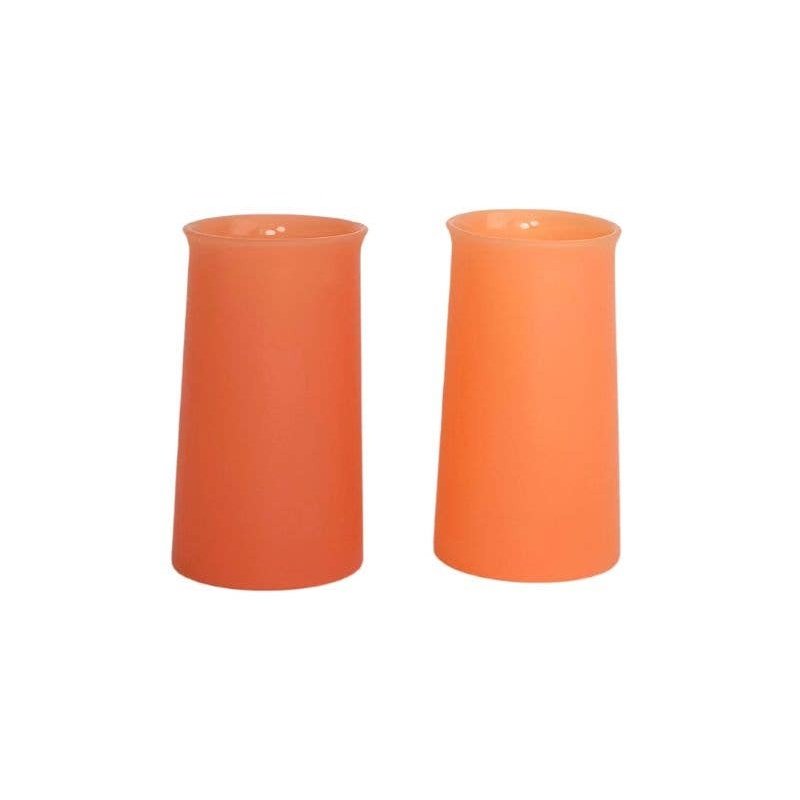 Terra + Peach |Stegg | Silicone Unbreakable Highball Glasses